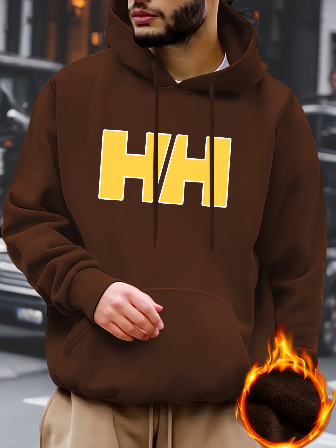  Helly Hansen - Sudadera con capucha estándar con logotipo HH  para hombre, color blanco 001, talla S : Ropa, Zapatos y Joyería