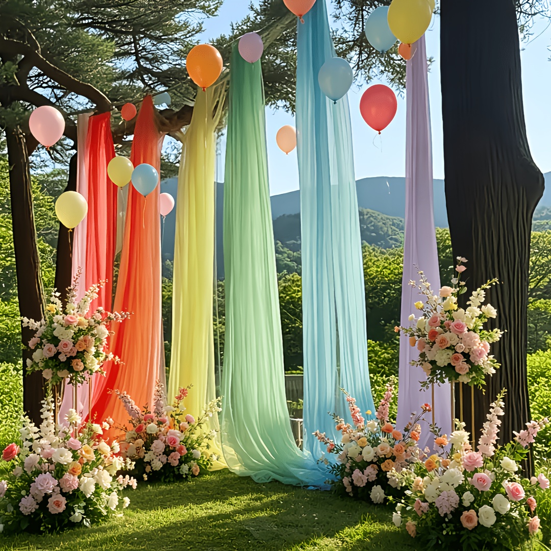 party curtain backdrop sold on Temu United States