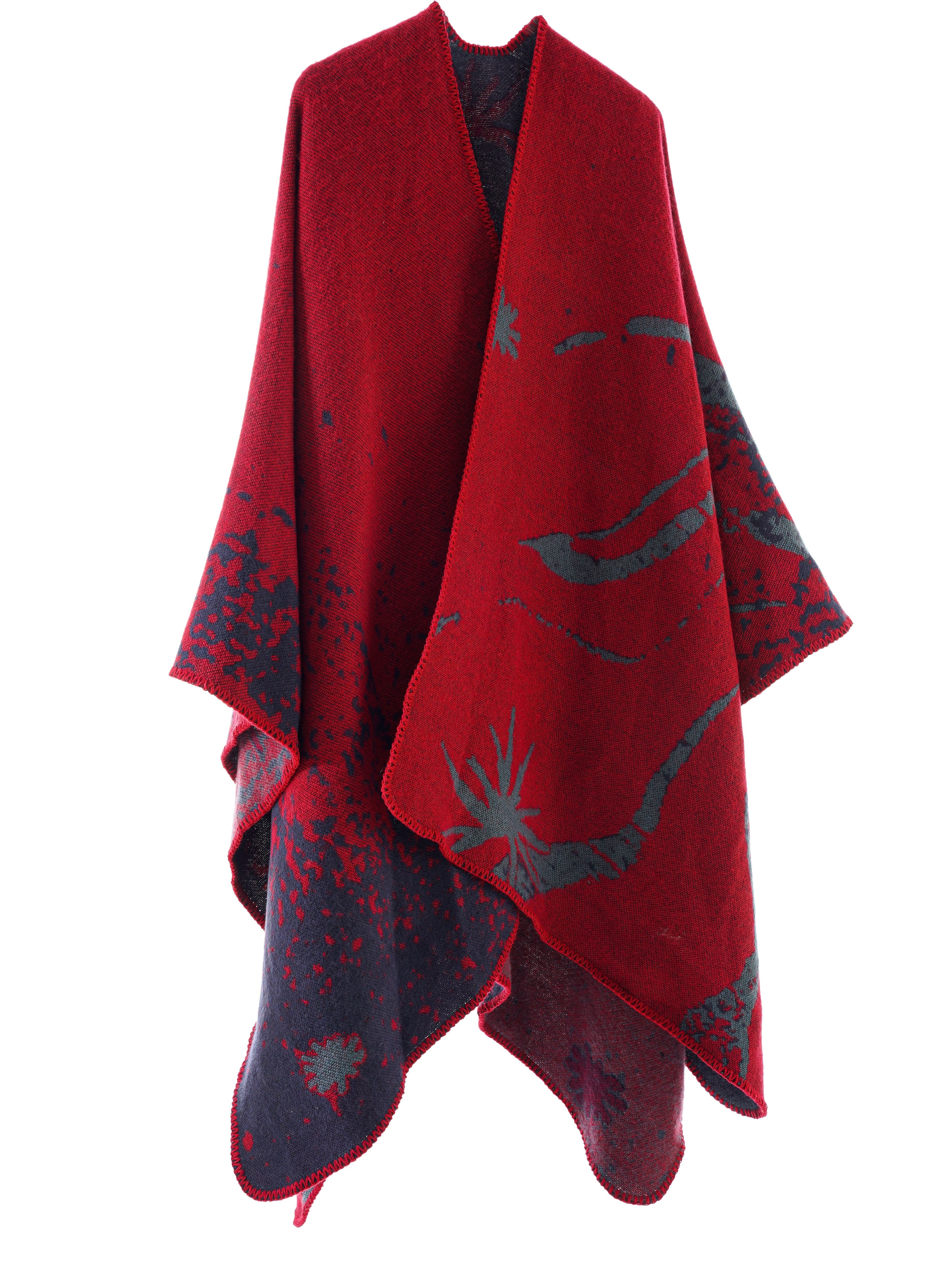 plus size elegant oversized shawl scarf wrap autumn/winter Temu - Main Image