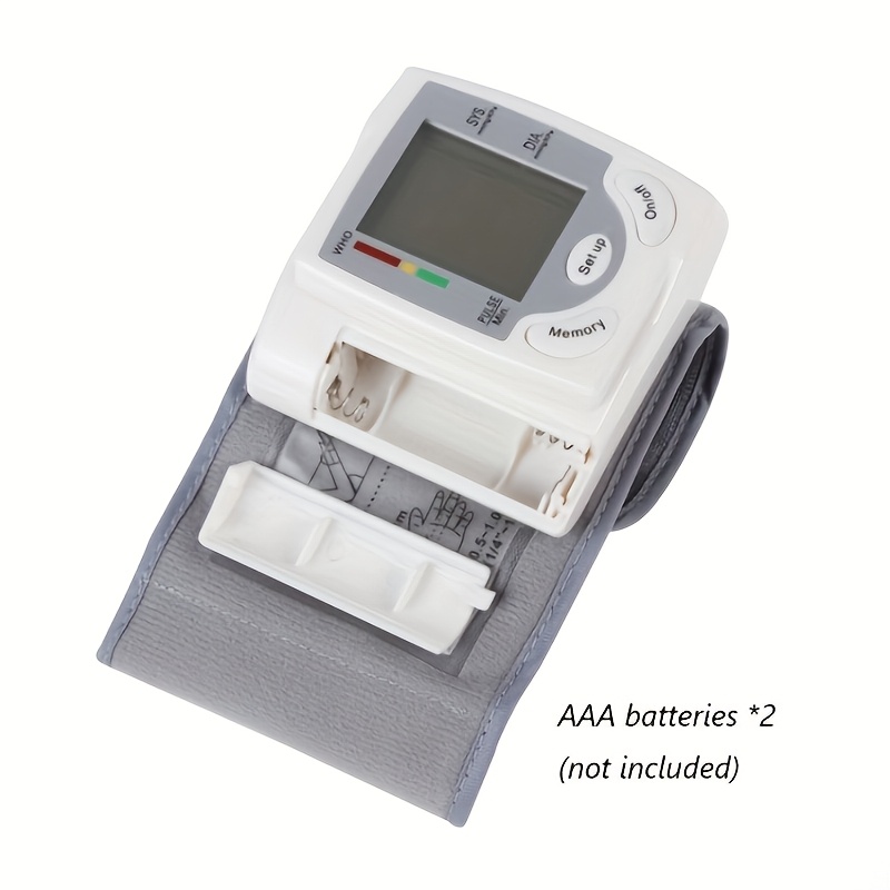 automatic wrist   with large lcd screen adjustable cuff   detection irregular heartbeat alert battery powered batteries not included 36v or lower safe for adults for summer Product details 11