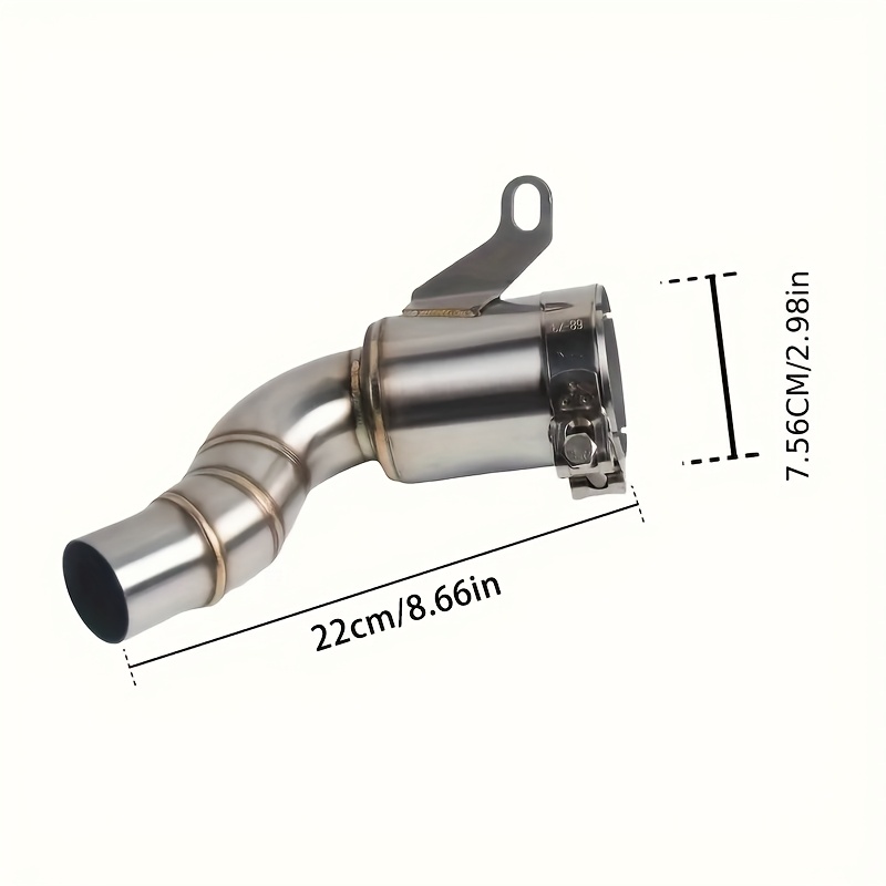 390 adventure stainless steel exhaust midsection no drums design professional motorcycle exhaust modification for original factory   road motorcycle upgrade sleek metallic     construction motorcycle accessories details 1