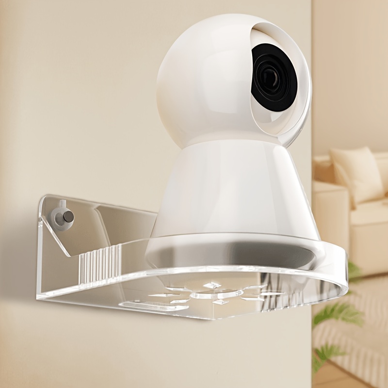 

A Wall Mount Bracket For A Security Camera Abs Plastic, For Displays.