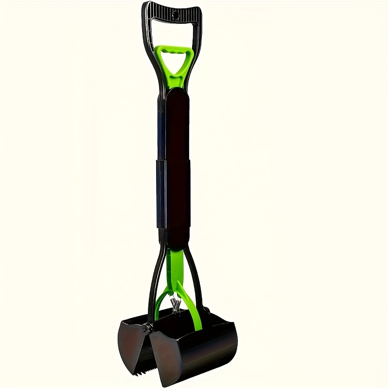 E-shop Faltbare Hundekot-Schaufel - ABS, gezahnte Kante, ideal für Gras und Kies, Hundekot- mit Taschenhalter - faltbar, ABS, hochwertige Federn, ohne