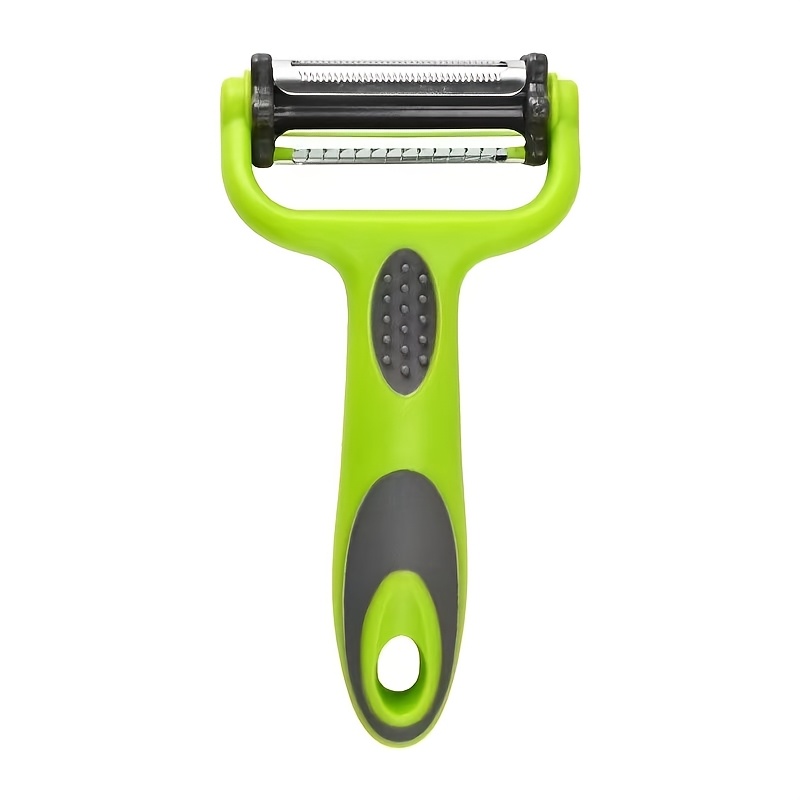 TEMU 3-in-1 Multifunctional Fruit And Vegetable Peeler, Grater, And Slicer - Features A Non-slip Ergonomic Handle And Durable Material, Making It A