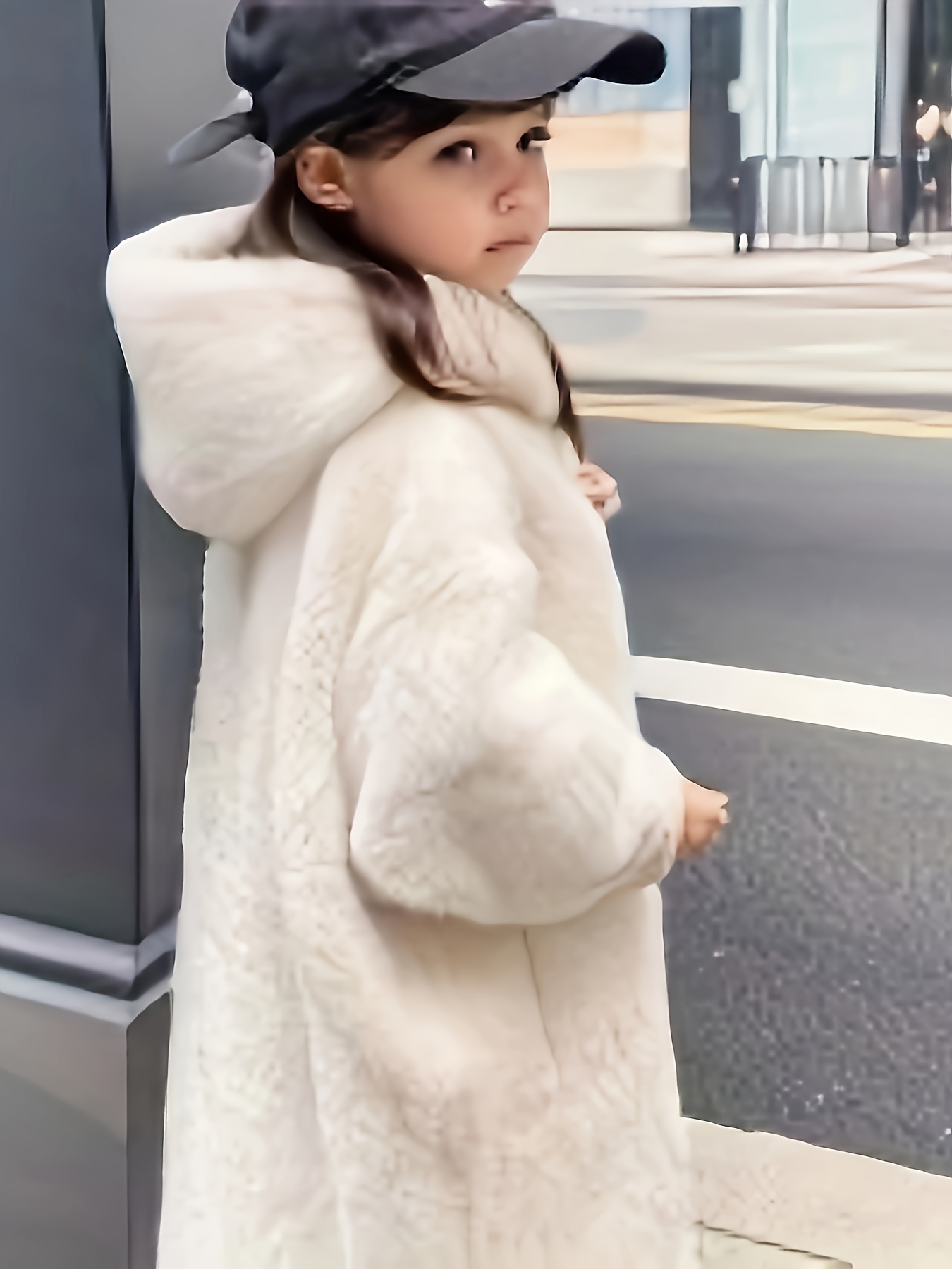 new   coat for girls and boys long overcoat for middle and older kids warm outerwear