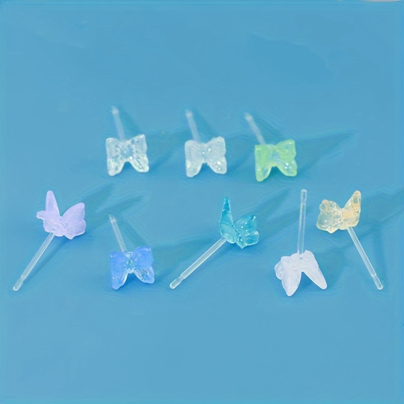 3ペア/セットかわいい蝶の花ちょう結びデザインのスタッドピアス 女の子用 デイリージュエリーアクセサリー キッズファッシ - Temu Japan