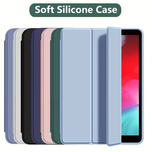 for ipad mini 5 1 case compatible with 7 9 inch tablet soft tpu cover with trifold stand auto wake sleep lightweight for ipad mini 5th 4th 3rd 2nd 1st generation old model