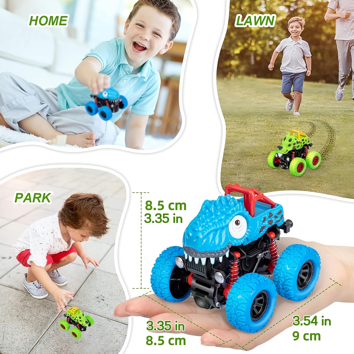 Dinosaur Push & Pull Friction Powered Toy