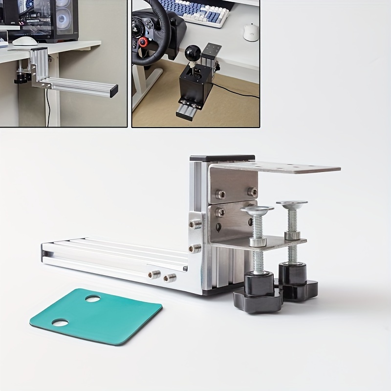 

Simulator Bracket For Desktop Aluminum Profile Shift Support Suitable For Sq, Logitech G27/g29/, Th8a, Moza, Hgp.