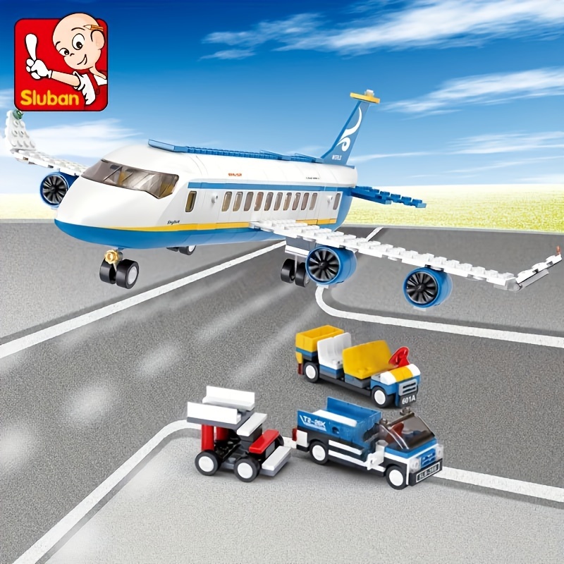 

463pcs Airbus Spacecraft Building Blocks Toy, Airplane Model, Assembly Puzzle Toy, Bagged
