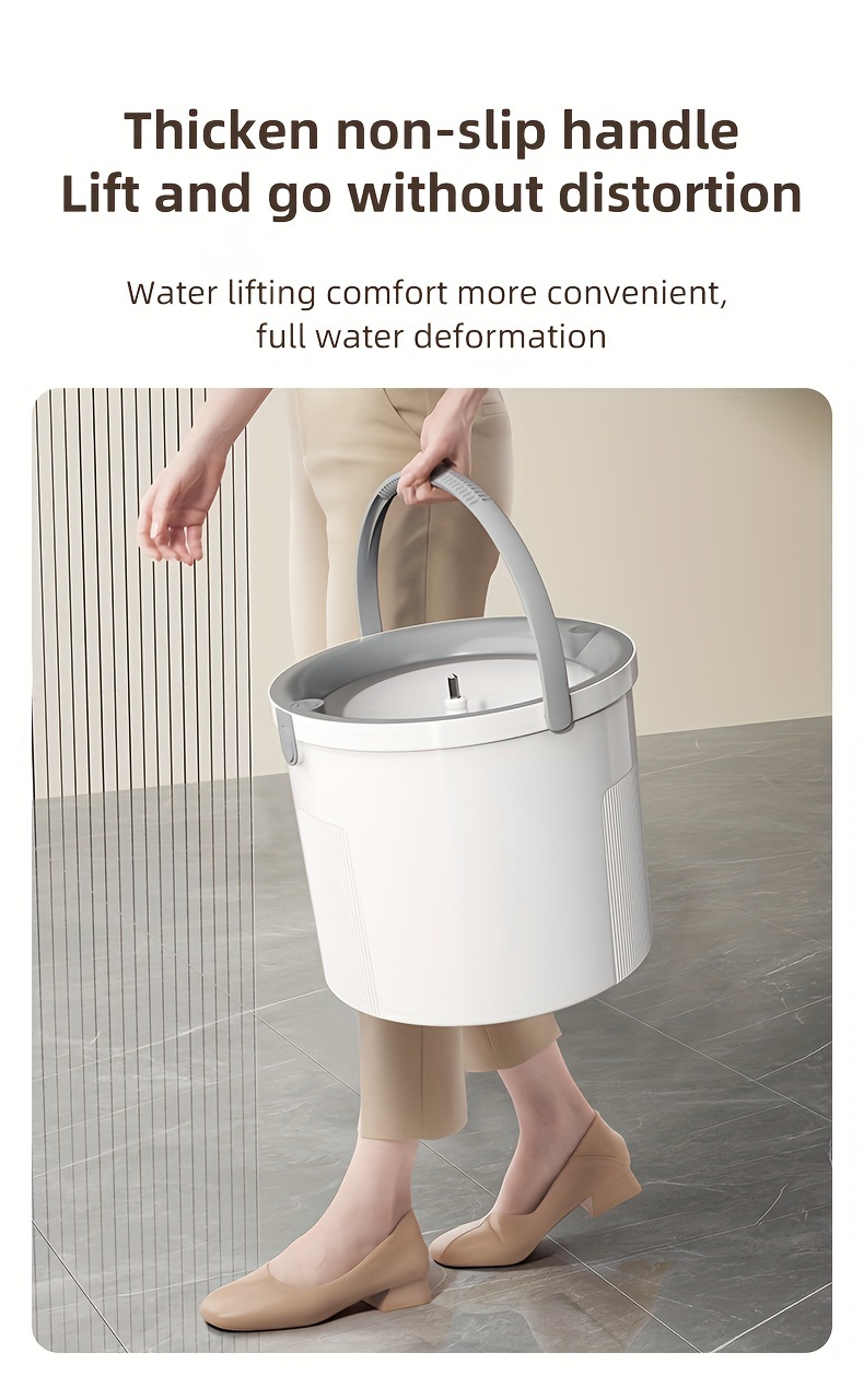 2024 innovative adjustable rotating mop bucket set easy   no rinse detachable for effortless cleaning in kitchen bathroom living room details 8