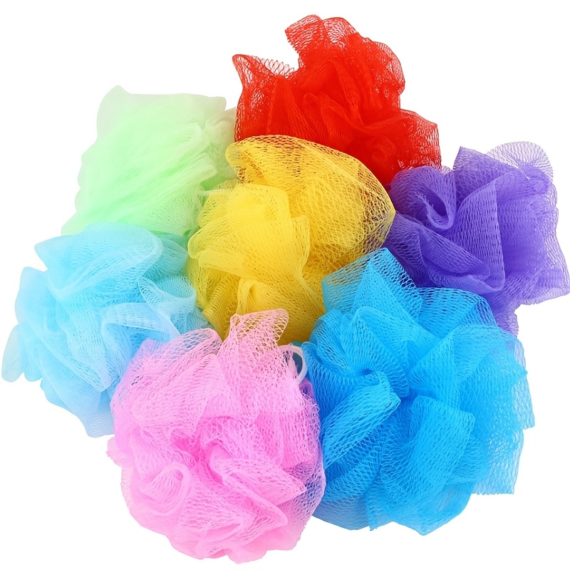 

8pcs Loofah Sponges For Shower - Gentle Exfoliating Scrubbers With Luxurious , Design