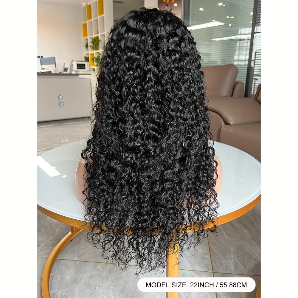 Image of 180% Density Glueless Wig Human Hair Suitable For Women - No Lace Front/no Sew V Part Wig With Clips, Hairpiece For Beginners, , No Leave Out, No Glue Application Required