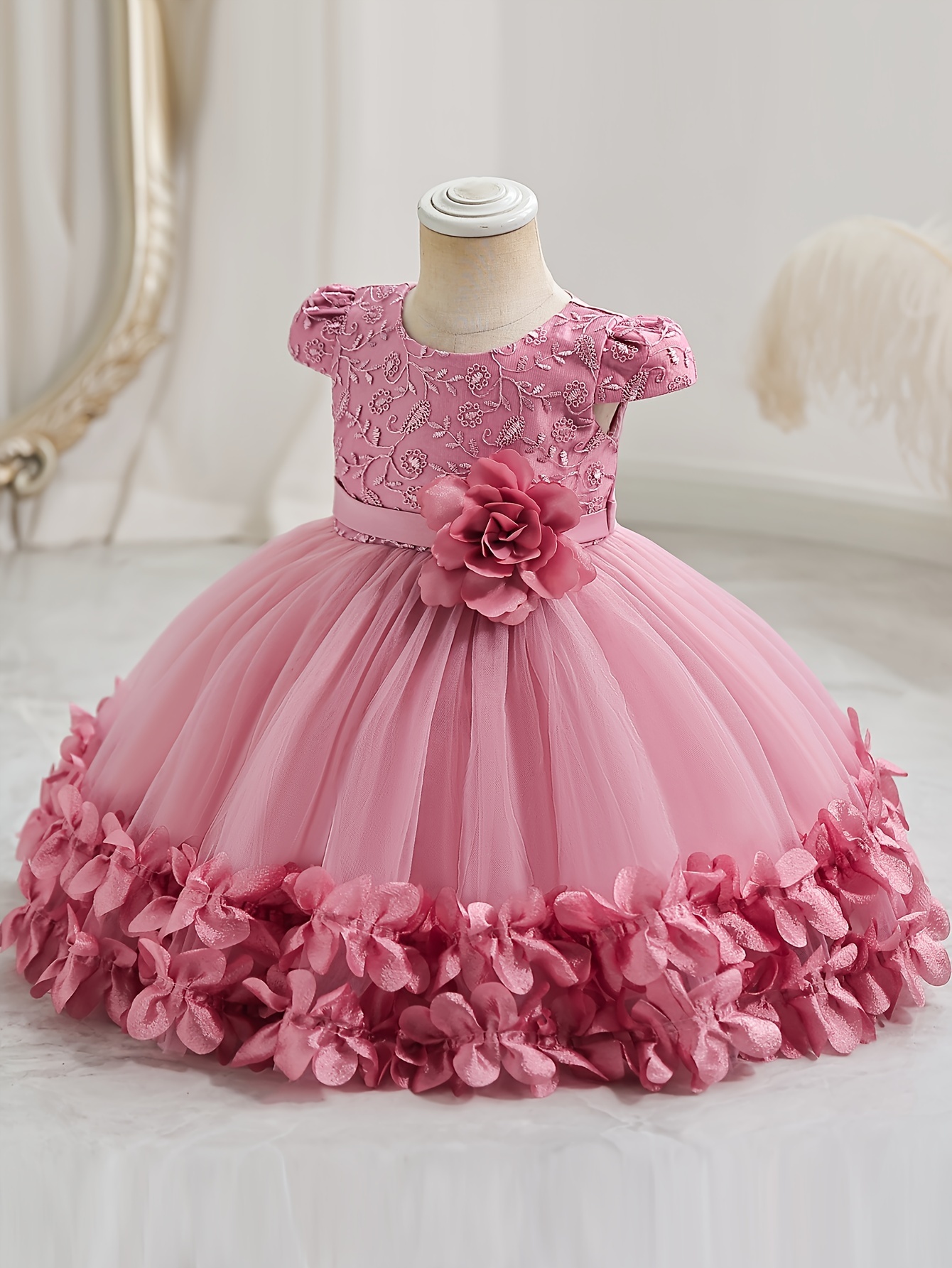 3d lace sleeve princess tutu - Temu