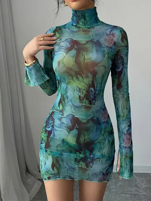 flare sleeve mini dress sold on Temu United States flare sleeve mini dress sold on Temu United States