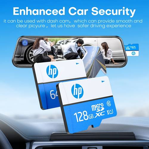 photo de l'article carte classe 10, carte 32 go, 64 go, 128 go, carte flash haute vitesse sd/tf pour enregistreur de conduite, téléphone, smartphone, tablette, appareil photo