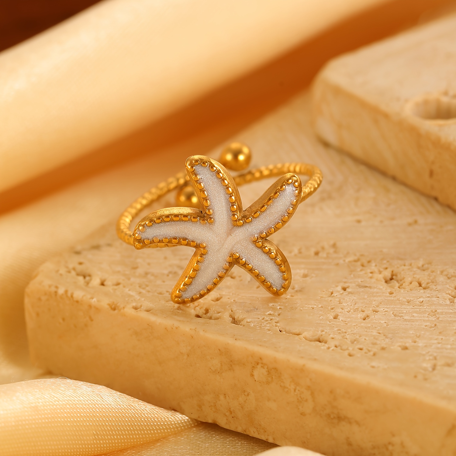 womens marine ring stainless jewelry Temu Mauritius