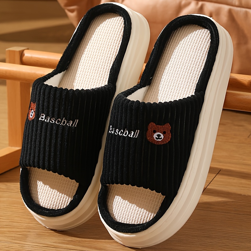TEMU A Pair Of Women's Indoor Casual Slippers For Couples, Women Shoes