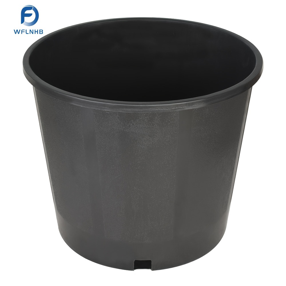 

10pcs Nursery Pots, 3 Gallon - Pp Material, Round Planters With Drainage Holes For Indoor & Outdoor Use - Ideal For Seedlings, Flowers, Vegetables - Includes Wlfnbh Sticker, Pots For Plants