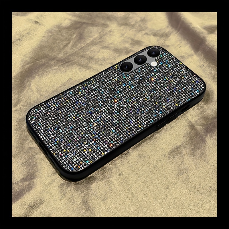 TEMU Phone Case - Stylish Soft Tpu Protective Phone Case With A Luxurious Shiny Grid Pattern, Suitable For Galaxy A16 4g 5g