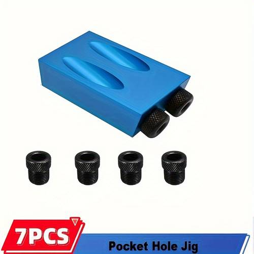 7/14/15-teiliges taschenloch-bohrer-set, mit einem 15-grad-holzbearbeitungs-neigungsloch-bohrer mit 6/8/10-mm-antriebsadaptern zum bohren von neigungslochern im tischlerhandwerk