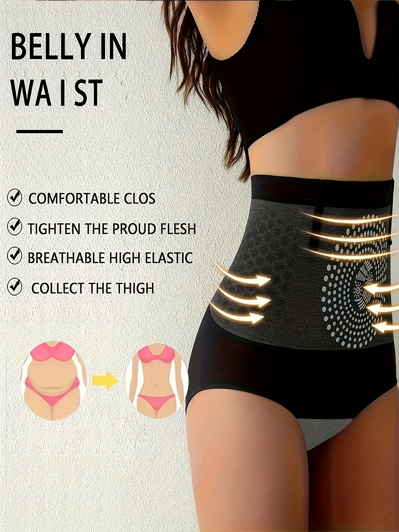 Women's High-Waisted Tummy Control Shapewear Shorts - Butt-Lifting Compression Shorts with Geometric Pattern, High Support Posture Correction & Belly Reduction, Breathable Premium Fabric for Workout & Casual Attire, Fitness Apparel, Pantyless Design, Semitransparent Material, Highsupport Underwear