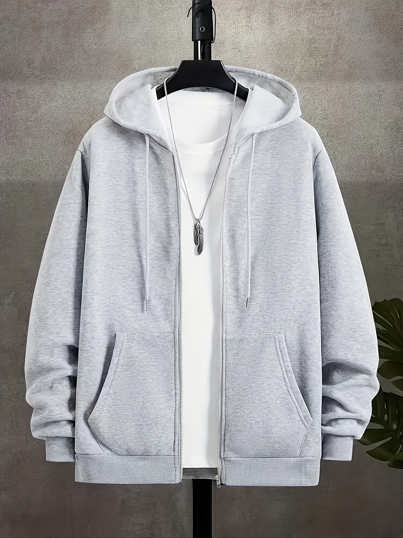 grey jacket sold on Temu United States