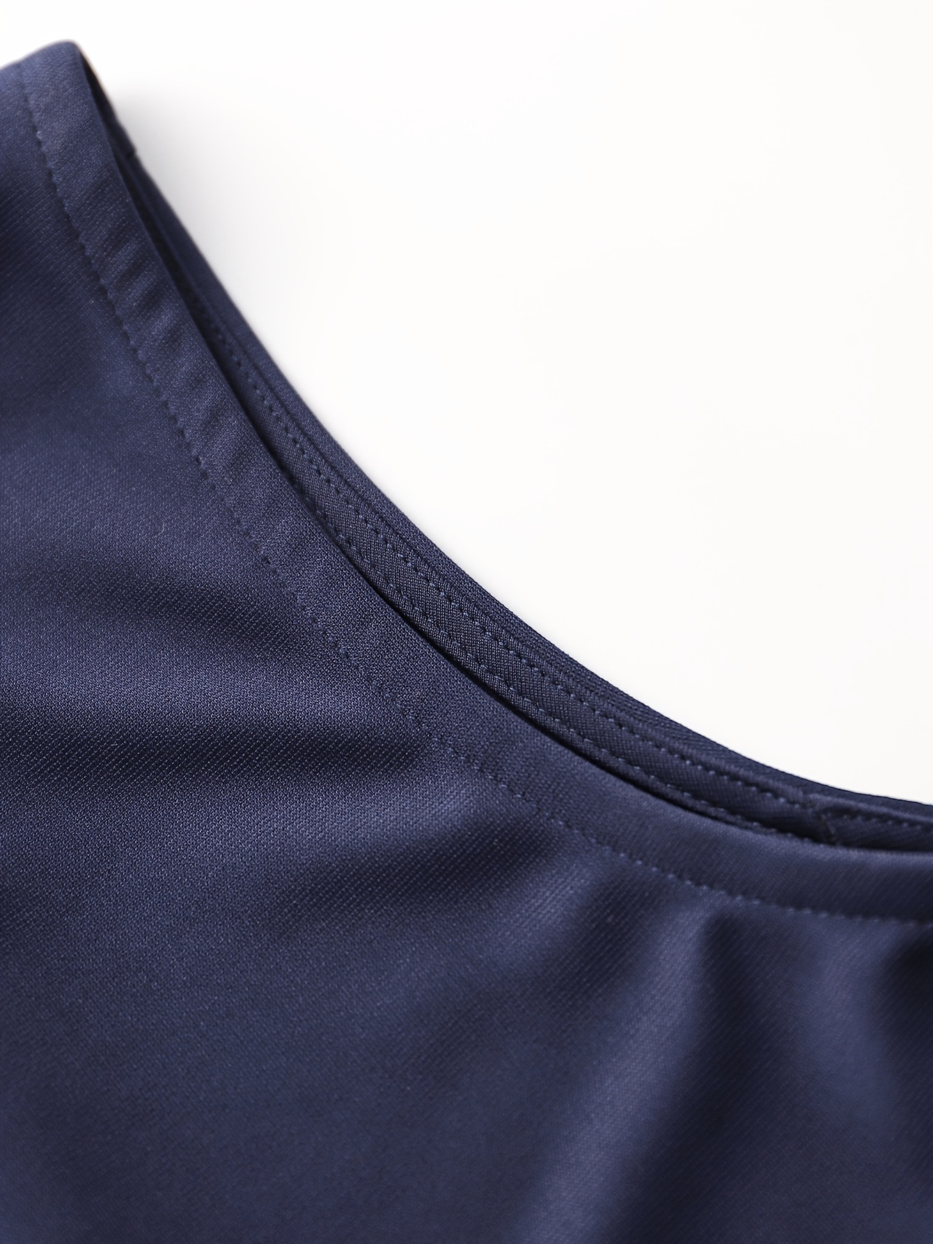 Solid Sleeveless Slanted Shoulder Tie Waist Jumpsuit Pockets - Temu