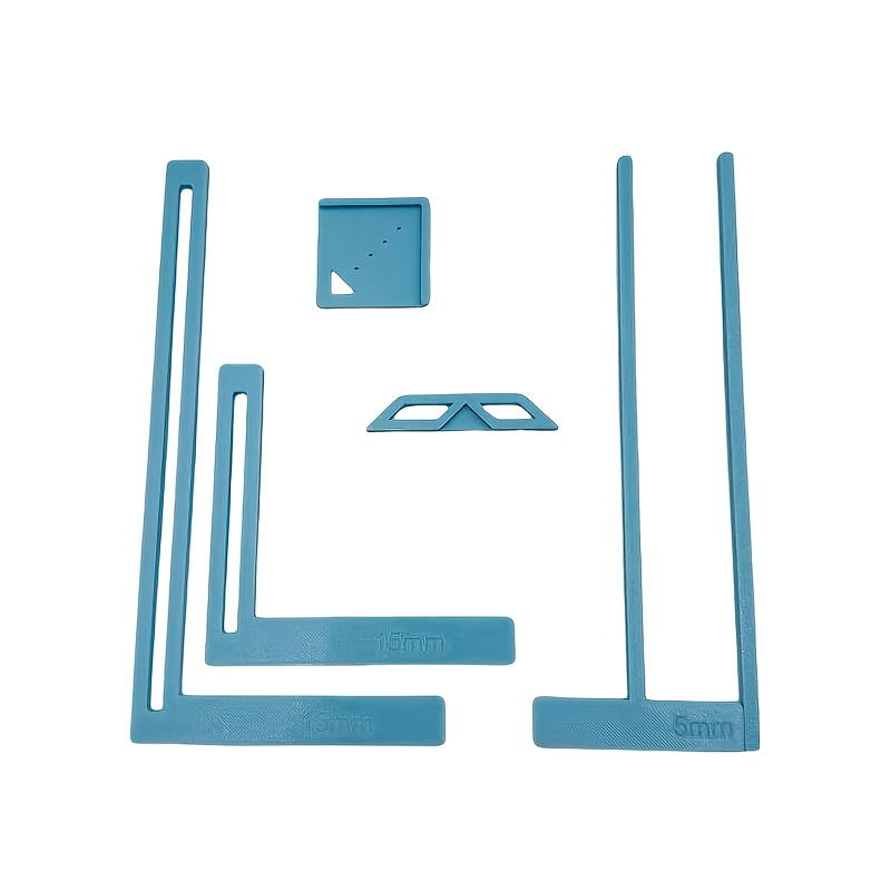 TEMU 6 pièces de perforatrices plastiques multifonction 5 mm, outil de reliure pour journaux, scrapbooks et couvertures de cahiers – Kit de fixation