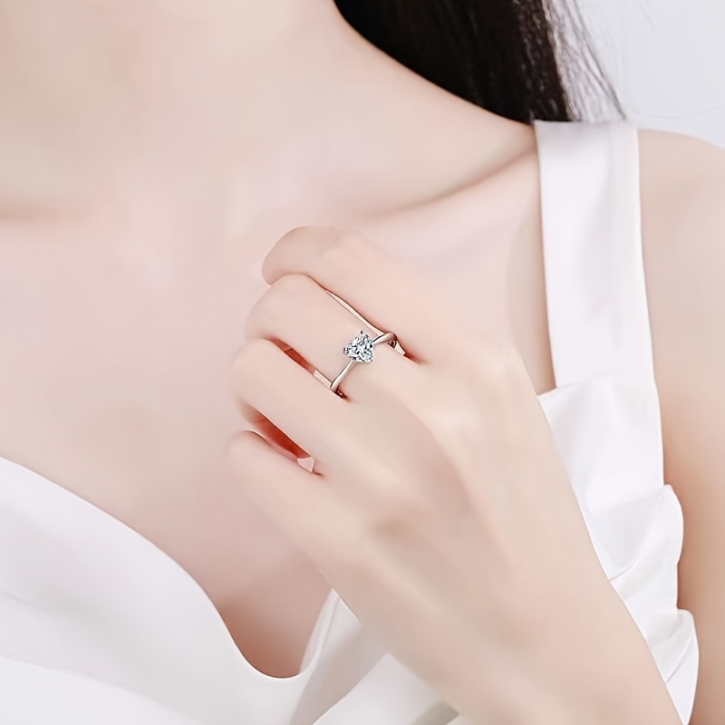 ANAZOZ Anello di Fidanzamento Donna,Anello Donna Rame Anelli