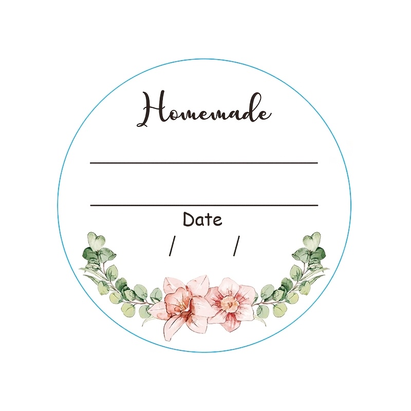 250pcs/roll 2-inch * 2-inch Colored Flower Pattern Stickers