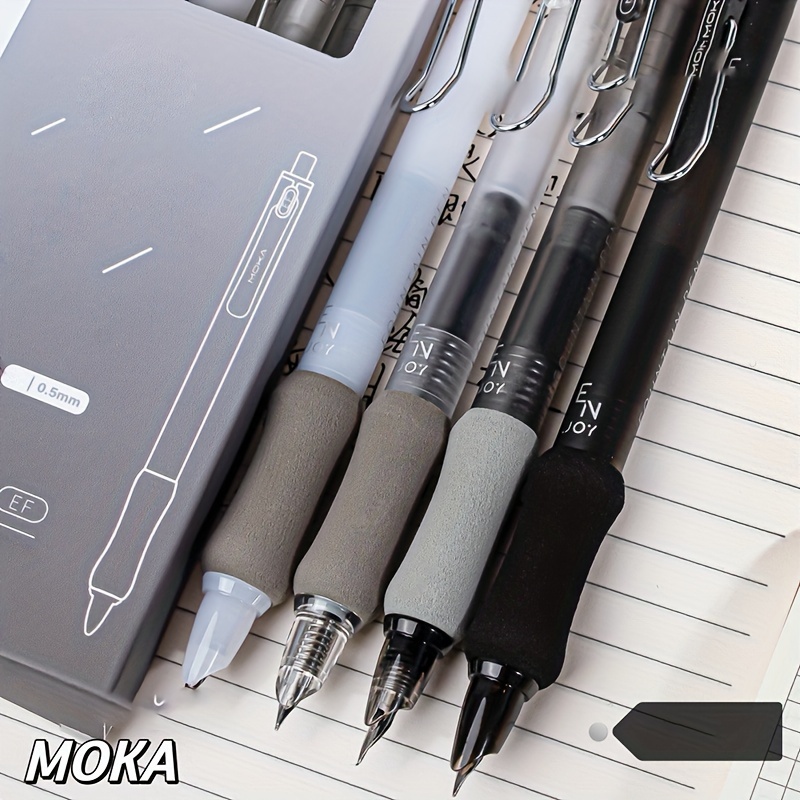 

4-piece Smooth Grip Mist Fountain Pens With 0.5mm Black For Students And Office Professionals