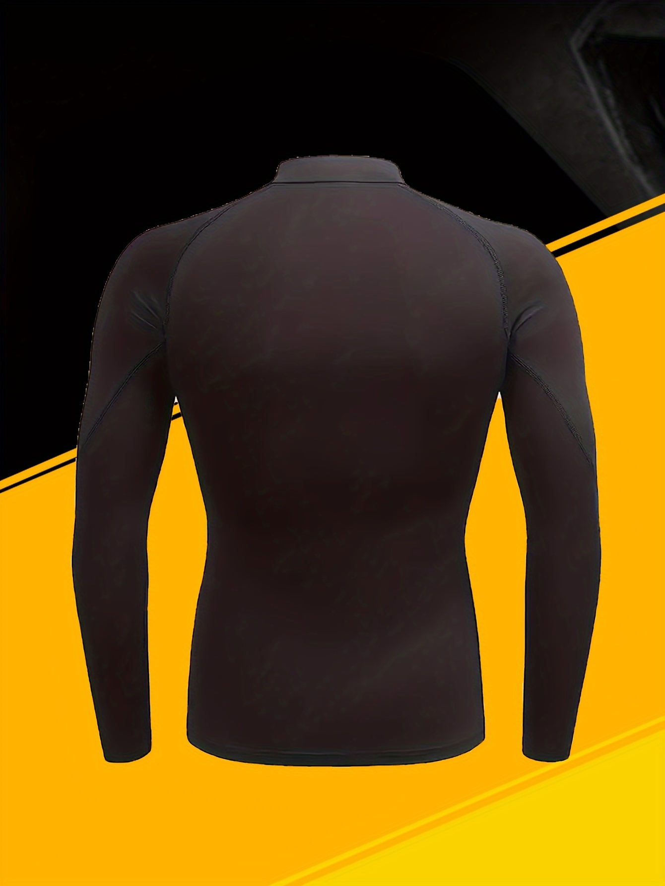 Men's High Neck Quick drying Compression Shirts Breathable - Temu
