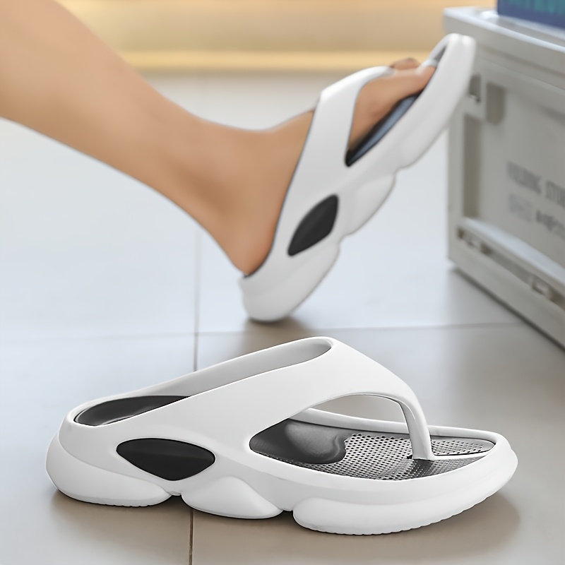 mens summer breathable cut out slide sandals     cover upper fabric inner sole round toe   home casual wear breathable sandals minimalist slippers synthetic cover sandal Product details 11