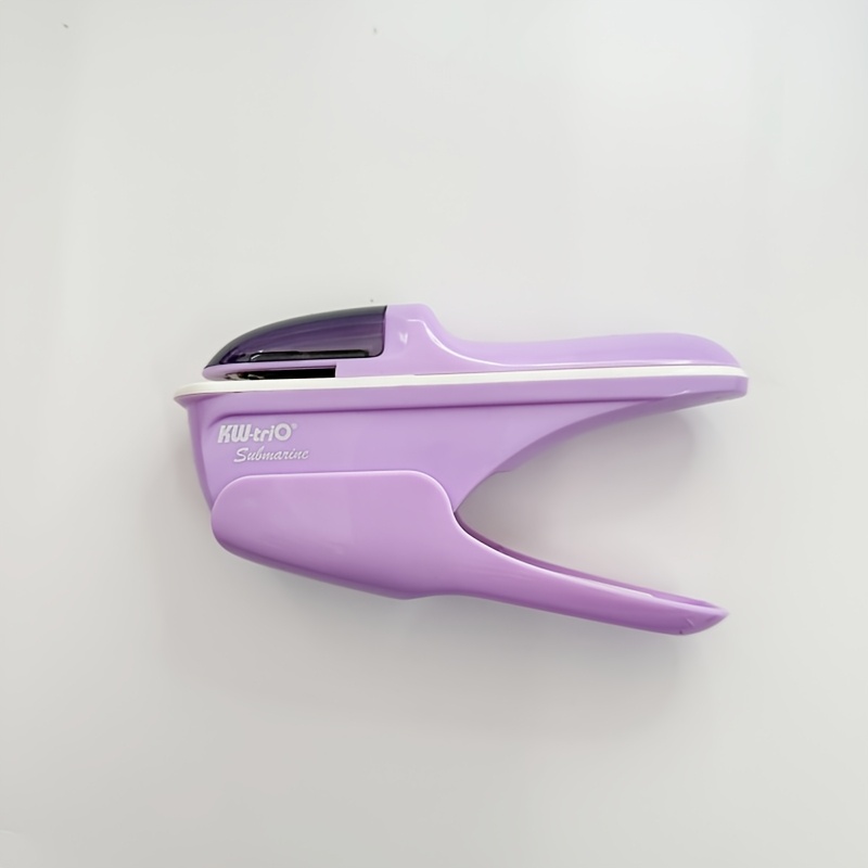 1pc Desktop Stapleless Stapler For Fixing Up To 8 Sheets For Office Desktop Stapler Ticket Paper And Document Binding