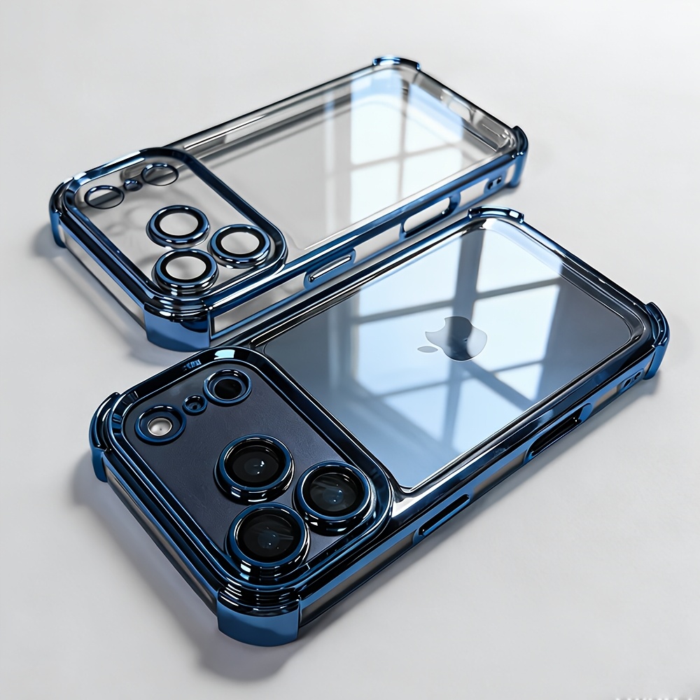 E-shop Handyhülle: Luxuriöse transparente, pufferschützende, stoßfeste Handyhülle, kompatibel mit iPhone 17Promax 16ProMax 13ProMax 13/14/15/16/17Pro