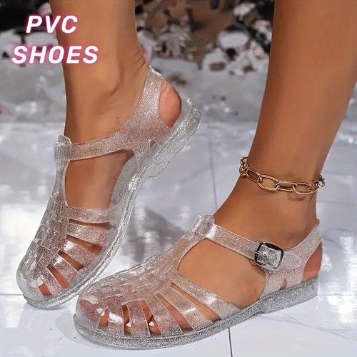 new stylish hollow out sandals for women in in summer suitable for beach and casual wear with flat soles