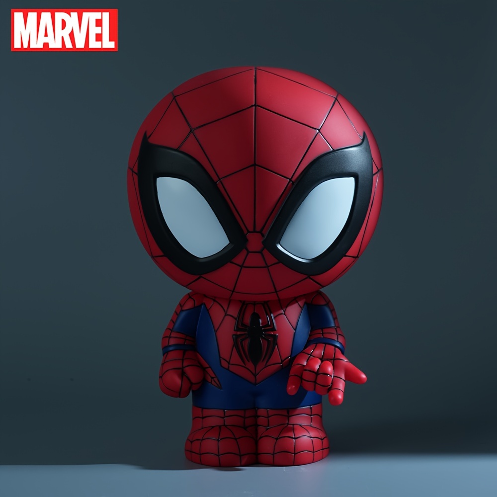 TEMU Spider-man Collectible Figurine Bank - Pvc Movie Merch, Novelty Money Saving Statue, Perfect Gift & Teachers