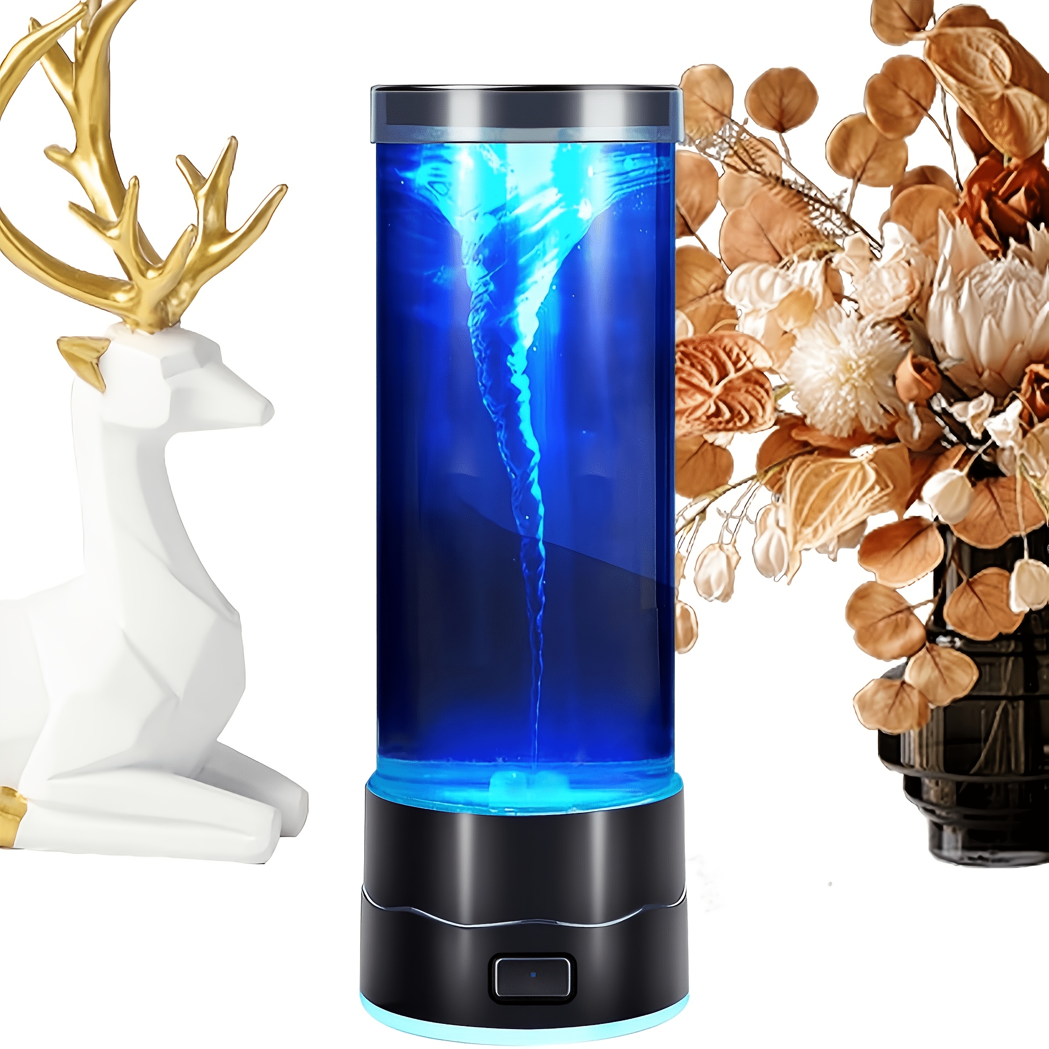 TEMU Tornado Lamp, Cool Things, Lava Lamp Gifts Tornado Toy, Tornado Maker, 7 Color Changing Led Light, Light, Birthday, Christmas Gifts