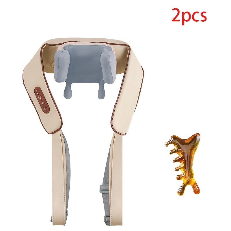 Image of Electric Shiatsu Back Neck Shoulder Massager With Heat Kneading For Body