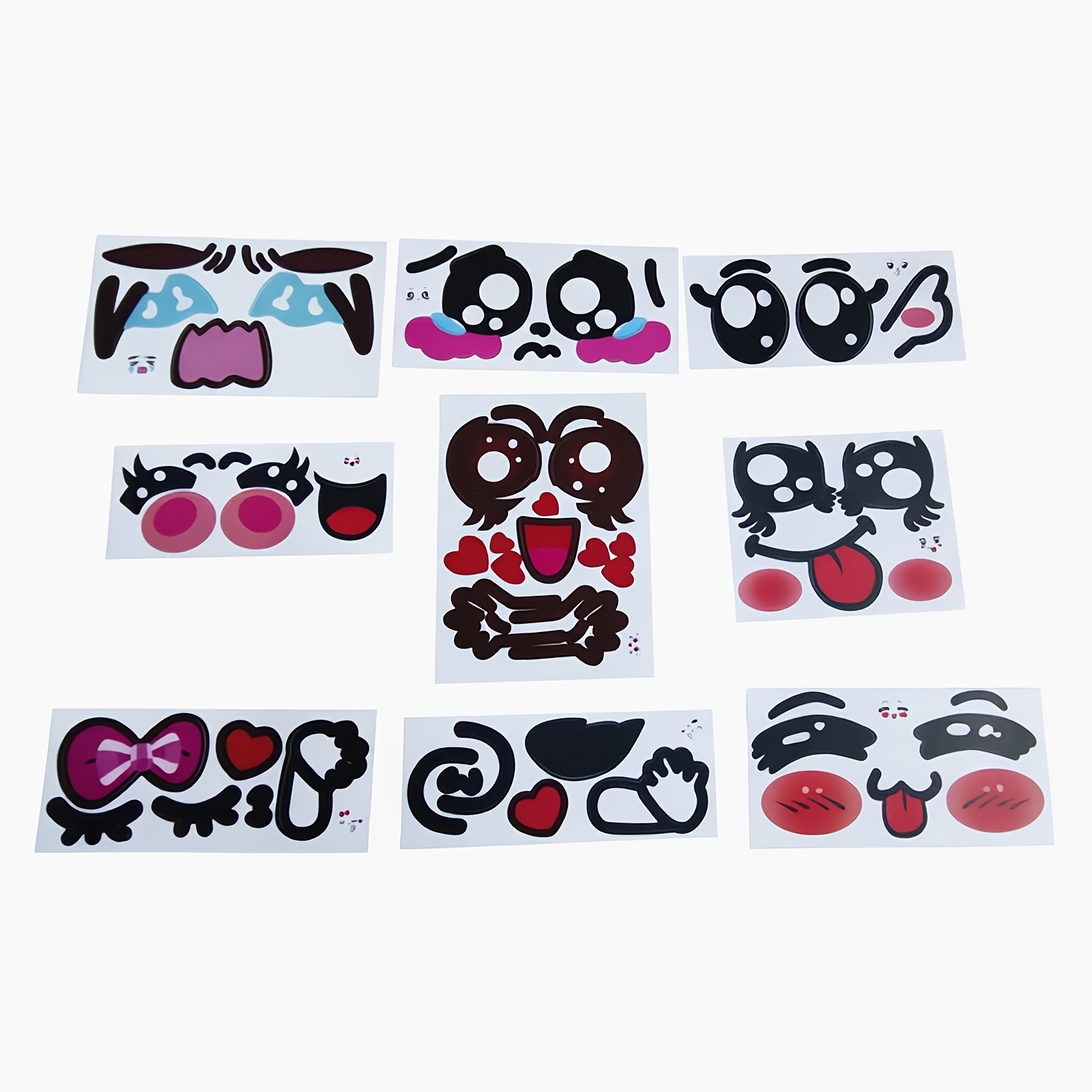 TEMU 9pcs Pregnancy , Face Stickers, Adorable Maternity Photo Props For Expecting Mothers, Perfect For Belly Photography And Baby Shower Memories