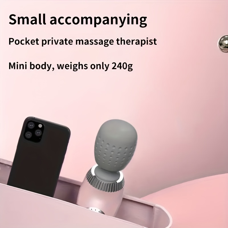 Ultra-Compact Portable Electric Massage Stick - USB Rechargeable, High-Speed Motor And High-Frequency Vibration, Ideal for Full Body Relaxation - Suitable for Neck, Back, Legs And Waist