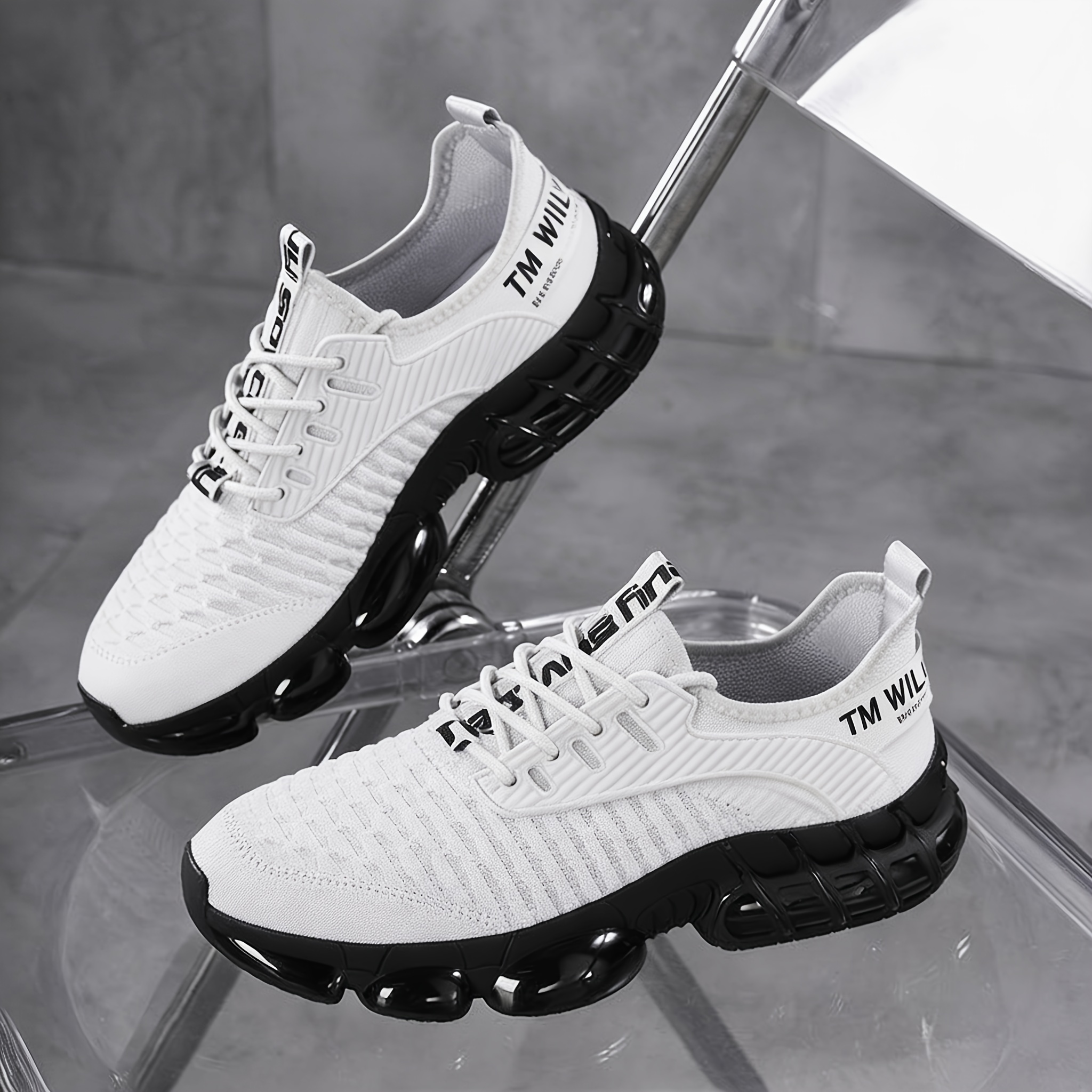 Artikelbild [sneakers] herrenmode sport outdoor schuhe/herren outdoor trail schuhe/schnürbare mesh atmungsaktive bequeme schuhe/pu sohle bequem und verschleißfest