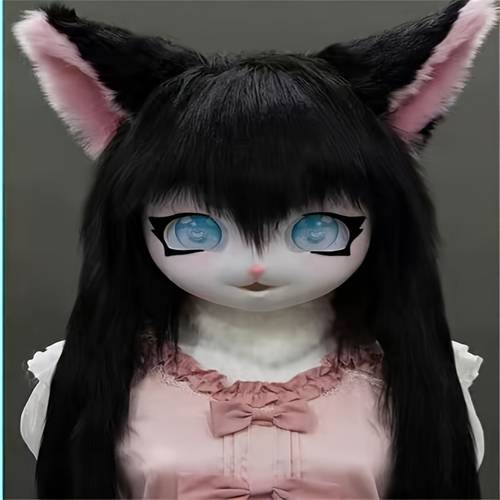 cat fursuit sweater costume cosplay prop doll outfit wearable animal headgear
