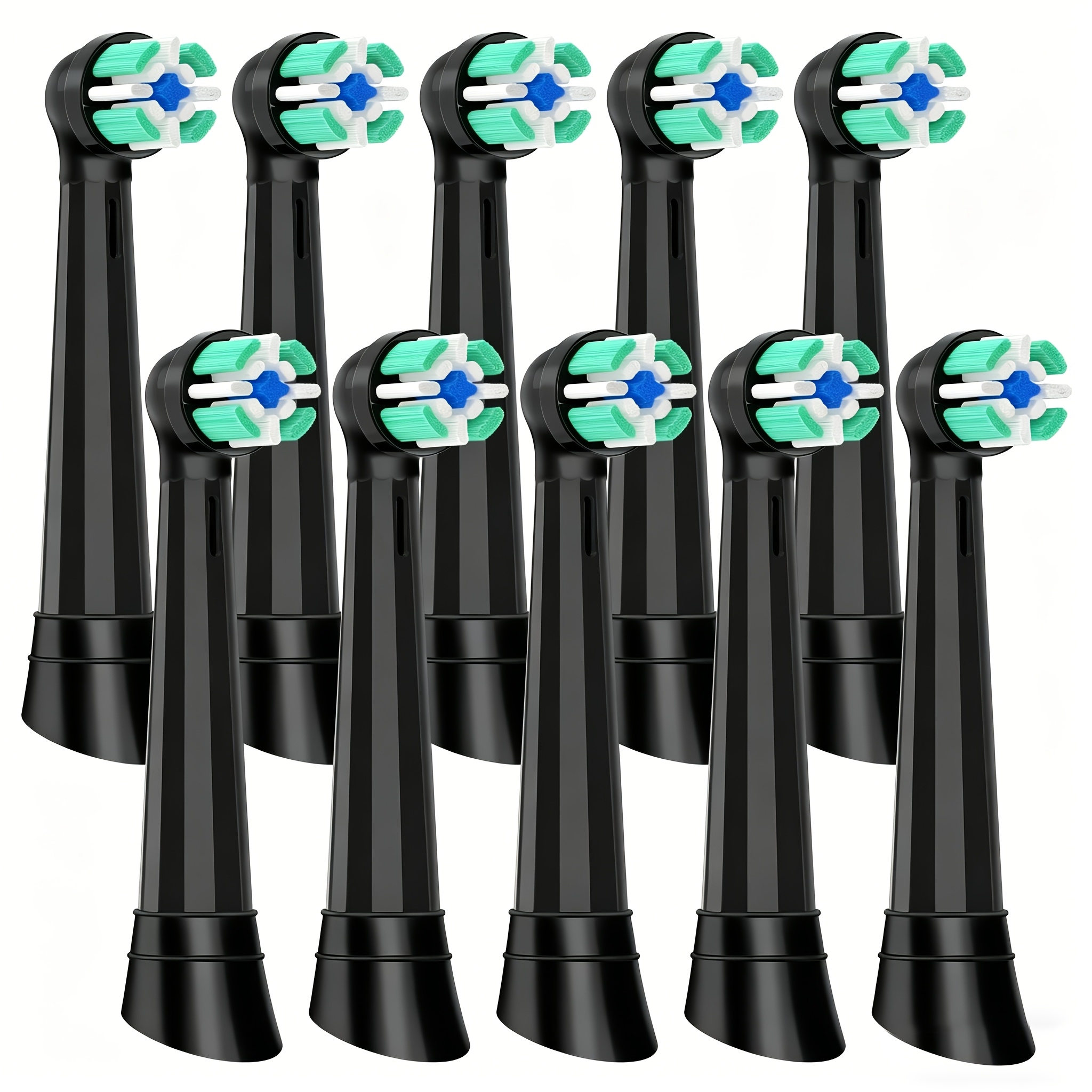 Io Replacement Heads For 2 3 4 Deep Clean Series Electric Toothbrush, Toothbrush Heads With Medium Bristles Care Your Teeth