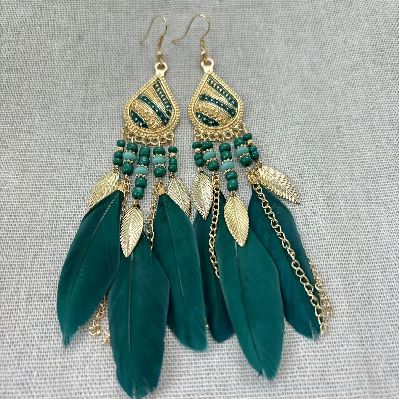 TEMU A Pair Of Long Earrings In Bohemian Style