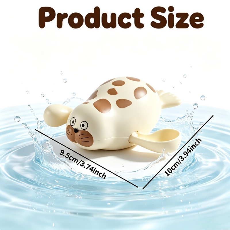 Baby Seal Wind-Up Bath Toy with Adorable Design