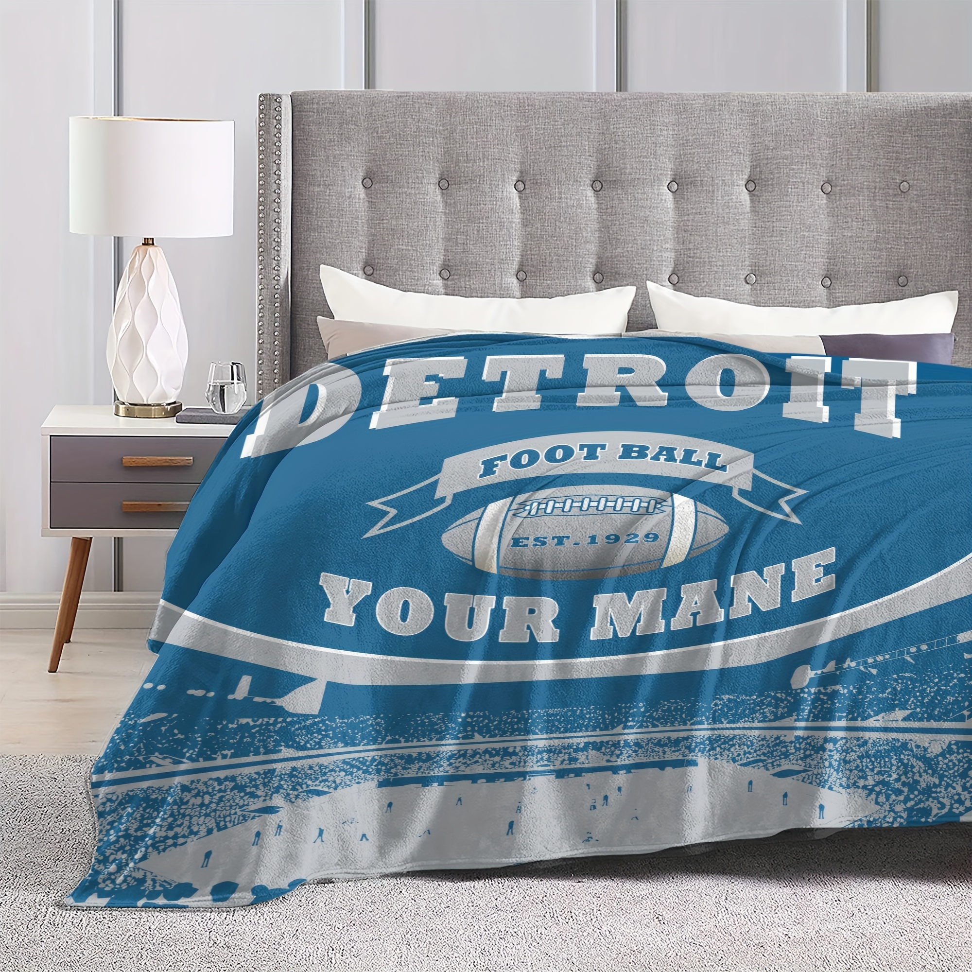 

Fan - Personalized Polyester Blanket,, For & , For Sofa & Bed - No Battery Needed, Rectangular