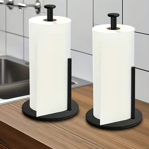 heavy duty kitchen paper towel holder with weighted base space saving countertop storage unit style suitable for tissues and toilet paper durable kitchen utensil storage solution kitchen paper towel holder