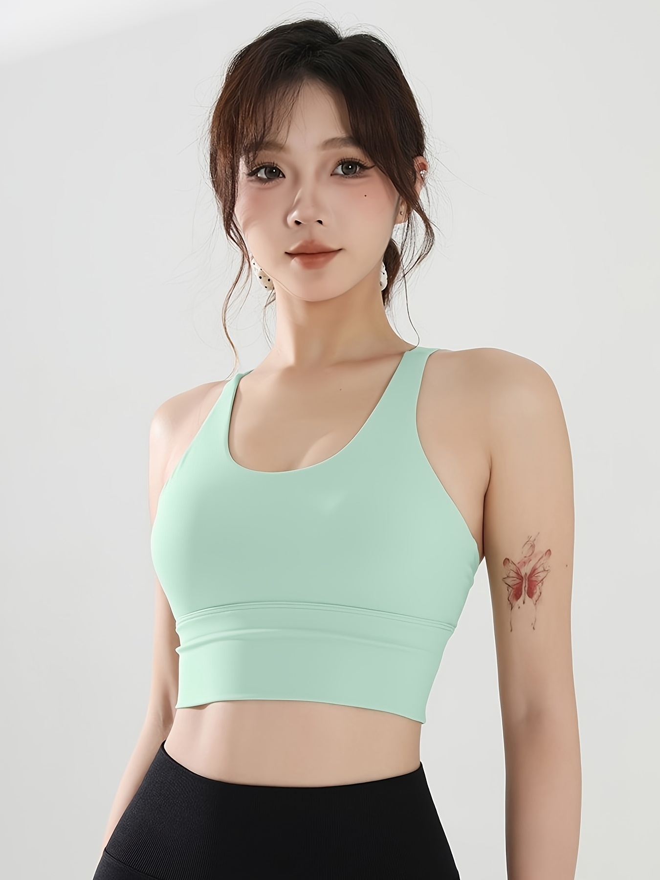fixed chest pad sports underwear womens auxiliary breast